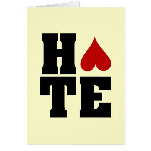 I Hate Valentine's Day Greeting Card