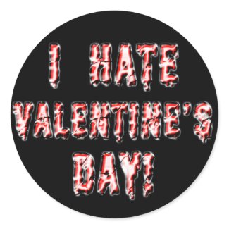I Hate Valentine's Day sticker