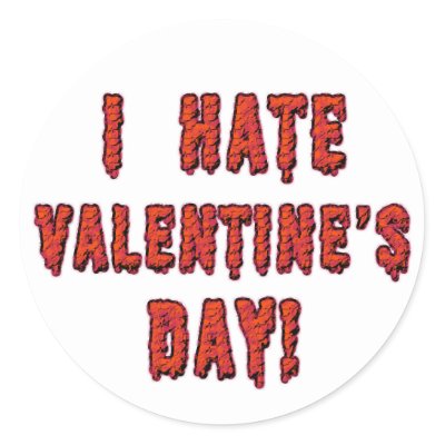 I Hate Valentines Day t-shirts and gifts for people who don't like the day 