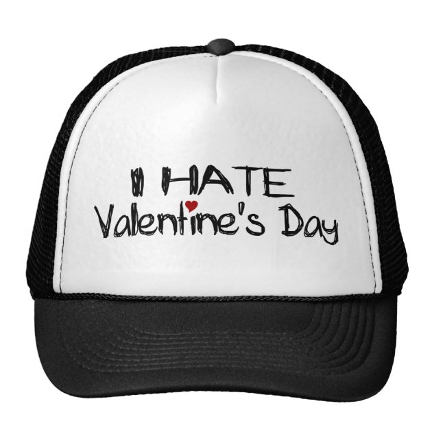 I Hate Valentine'S Day Trucker Hat