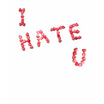I Hate You Candy Heart T-Shirt
