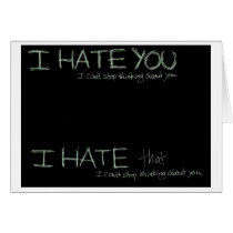 I Hate You... cards by egichii I Hate You... cards