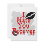 I Hate You Forever Custom Invitation