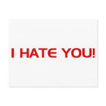 I HATE You Postcard