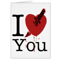 I Hate You Spoof I Love cards