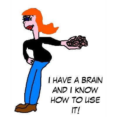 I have a brain... (Redhead) Tee Shirts by Swe3tnsourchicke