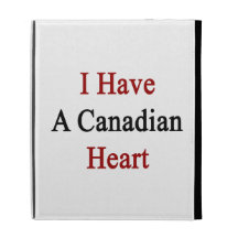 I Have A Canadian Heart iPad Folio Cover