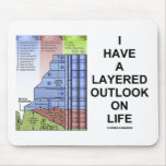 I Have A Layered Outlook On Life (Geology Humor) mousepads