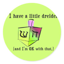 I Have a Little Dreidel Stickers