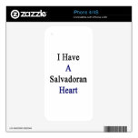 I Have A Salvadoran Heart Decals For The iPhone 4
