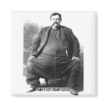I Have A Soft Creamy Center ~ Fat Carnival Man Magnet