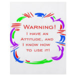 I have an attitude flyer design