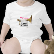 I have arrived design t-shirts