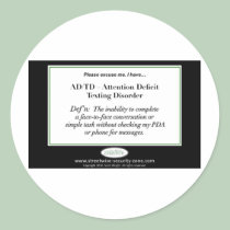 I have Attention Deficit Texting Disorder stickers