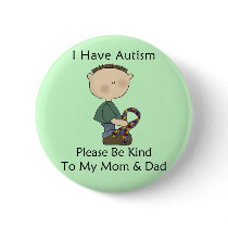 I Have Autism (boy) Pins