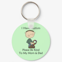I Have Autism (boy) keychains by MishMoshTees I Have Autism (boy) keychains