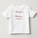I have autism. Please be nice to my mom. t-shirts