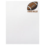 I Have Balls Custom Letterhead