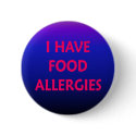 I have food allergies buttons by MCSandallergy I have food allergies buttons