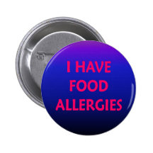 I have food allergies pins