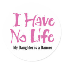 I Have No Life (Pink) stickers