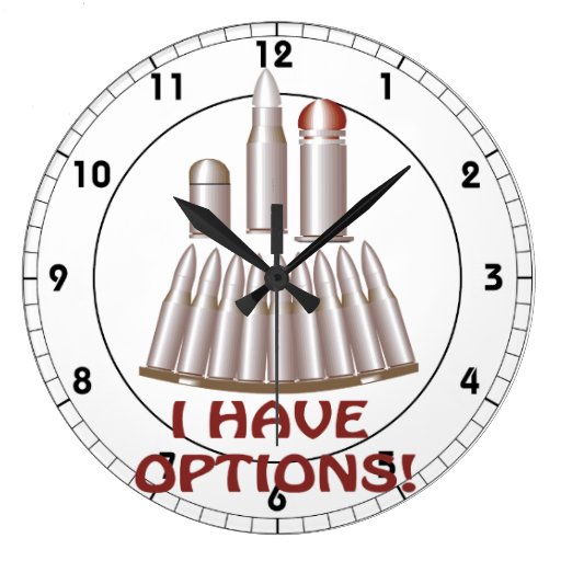 I Have Options Wallclocks