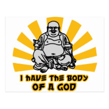 i have the body of a god postcards