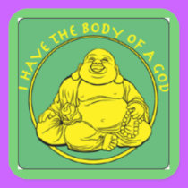 I Have the Body of a God stickers