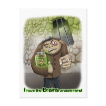 I have the Brains Postcard