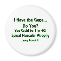 I Have the Gene - Do You? Green Fridge Magnet