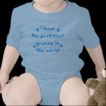 i have the prettiest granny in the world t-shirts