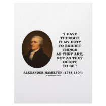 I Have Thought It My Duty To Exhibit Things Quote Personalized Letterhead