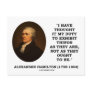 I Have Thought It My Duty To Exhibit Things Quote Postcard