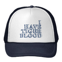 I Have Tiger Blood Mesh Hats
