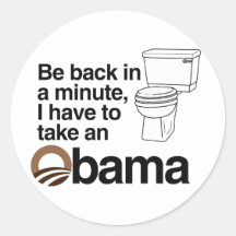 I HAVE TO TAKE AN OBAMA STICKER