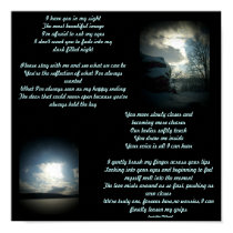 I have you in my sight...Poem/Lyrics Poster posters