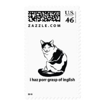 I Haz Porr Grasp Of Inglish postage
