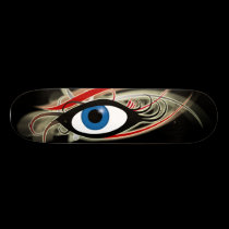 “I hear with my eyes” skateboard logo #1 skateboards