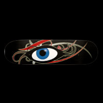“I hear with my eyes” skateboard logo #1 skateboards