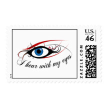 "I hear with my eyes" stamps #3