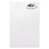 I hear with my eyes Stationery