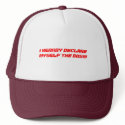 I HEARBY DECLARE MYSELF THE BOSS! hats by paxtonrpunk I HEARBY DECLARE MYSELF THE BOSS! hats