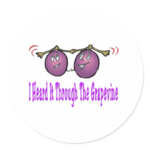 I Heard It Through the Grapevine Stickers