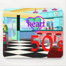 i heart 50's mousepads by brobob64 i heart 50's mousepads