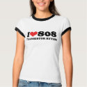 I Heart 808 Ringer T-shirt by GrooveTees I Heart 808 Ringer T-shirt