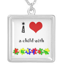 I Heart a Child with Autism Custom Jewelry