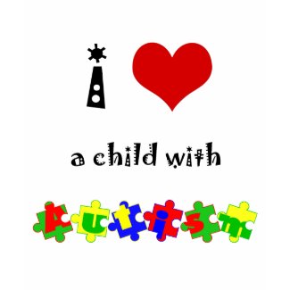 I Heart a Child with Autism shirt