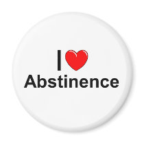 I Heart Abstinence magnets