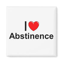 I Heart Abstinence magnets