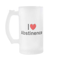 I Heart Abstinence mugs
